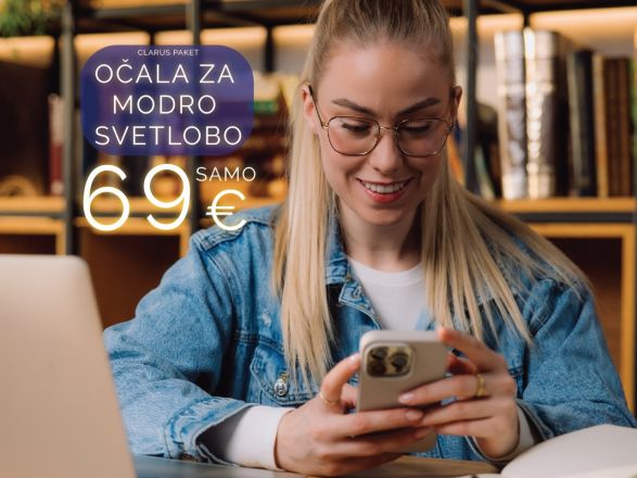Paket: očala za modro svetolobo