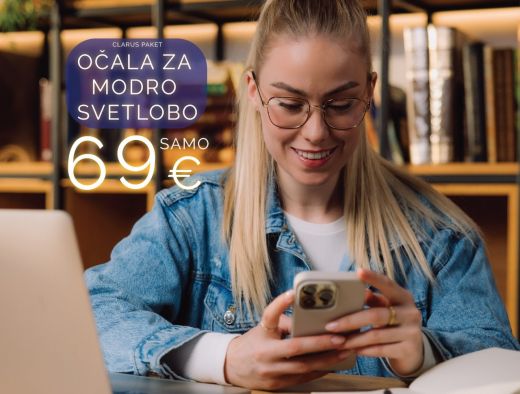 Paket: očala za modro svetolobo